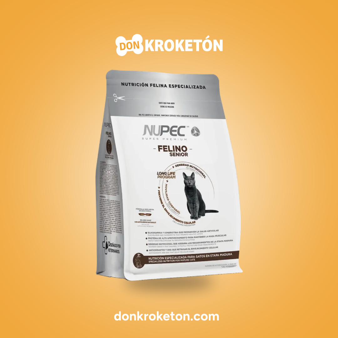 Nupec Gato Senior - imagen comercial Don Kroketon
