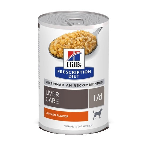 Hill's Prescription Diet L/D alimento humedo para perro lata 370 g