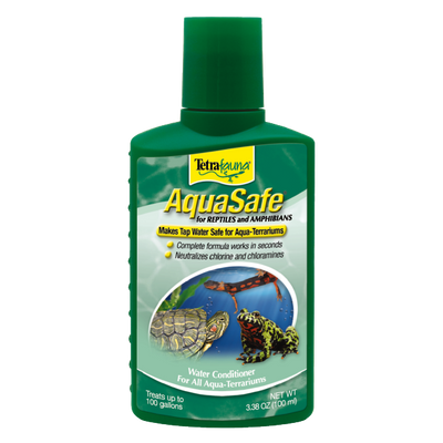Tetra Aquasafe 3.4 oz (100 ml) para Reptiles y Anfibios