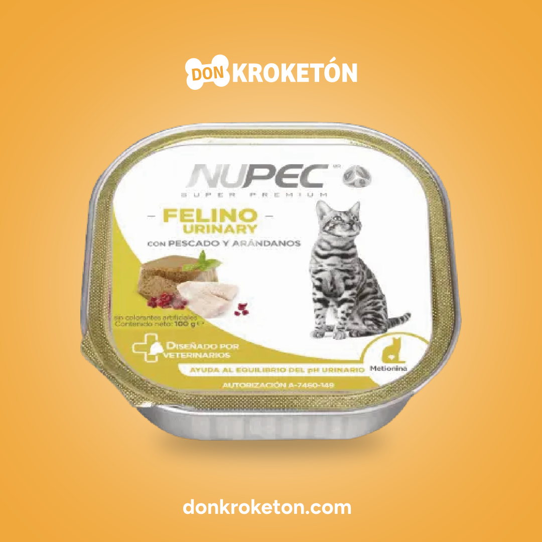 Nupec Húmedo Felino Urinary 100 g – Clúster 16 pzas - imagen comercial Don Kroketon