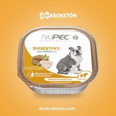 Nupec Húmedo Digestive 100 g – Clúster 16 pzas - imagen comercial Don Kroketon
