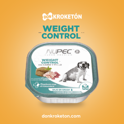 Nupec Húmedo Weight Control 100 g – Clúster 16 pzas - imagen comercial Don Kroketon