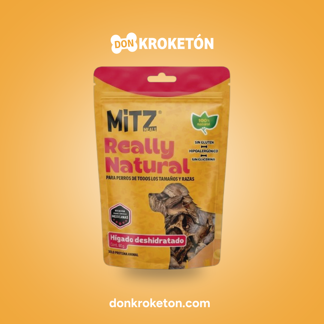 Mitz Premios Higado Deshidratado 60gr - imagen comercial Don Kroketon