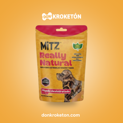 Mitz Premios Higado Deshidratado 60gr - imagen comercial Don Kroketon