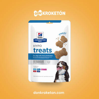 Hills Premios Hipoalergénicos para Perro - imagen comercial Don Kroketon