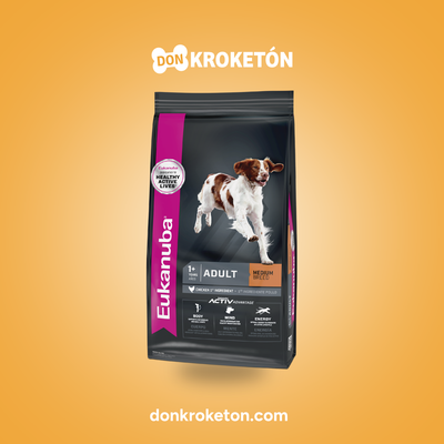 Eukanuba Adulto Raza Mediana - imagen comercial Don Kroketon