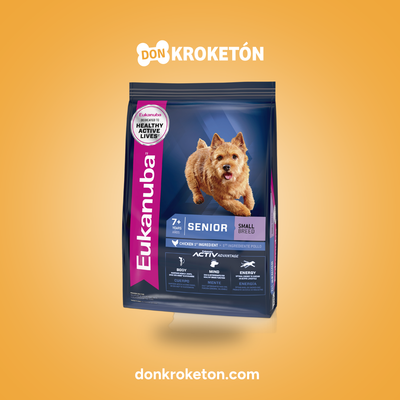 Eukanuba Senior Raza Pequeña - imagen comercial Don Kroketon