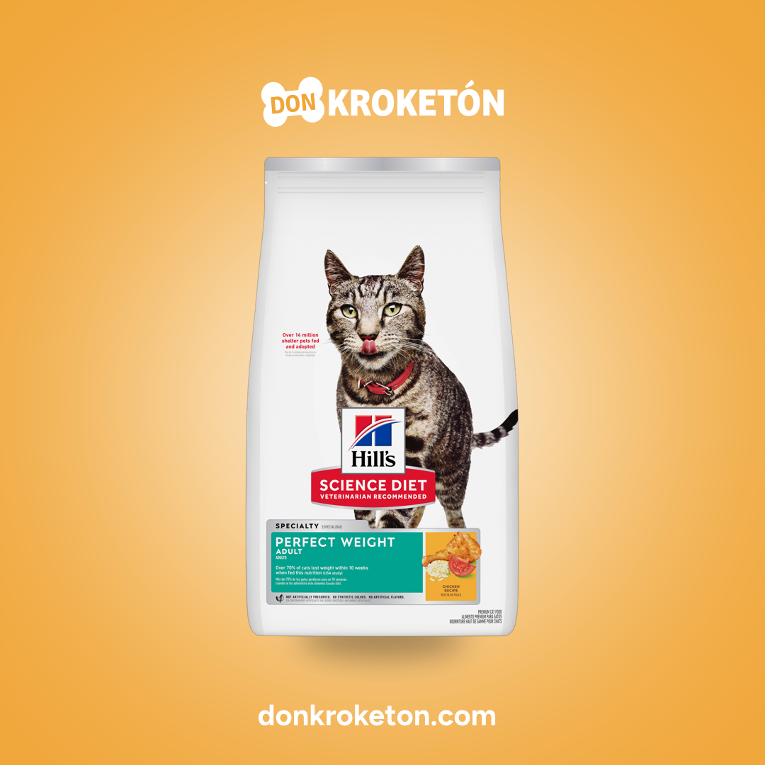 Hills Felino Perfect Weight Control de Peso - imagen comercial Don Kroketon
