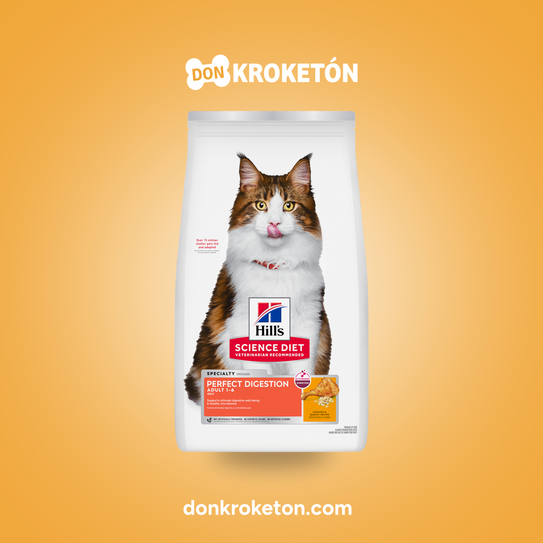 Hills Felino Perfect Digestion - imagen comercial Don Kroketon