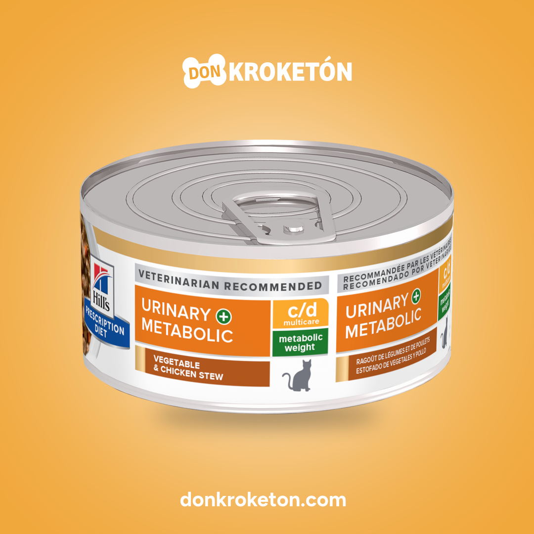 Hill's Prescription Diet c/d Multicare + Metabolic Estofado Felino - imagen comercial Don Kroketon