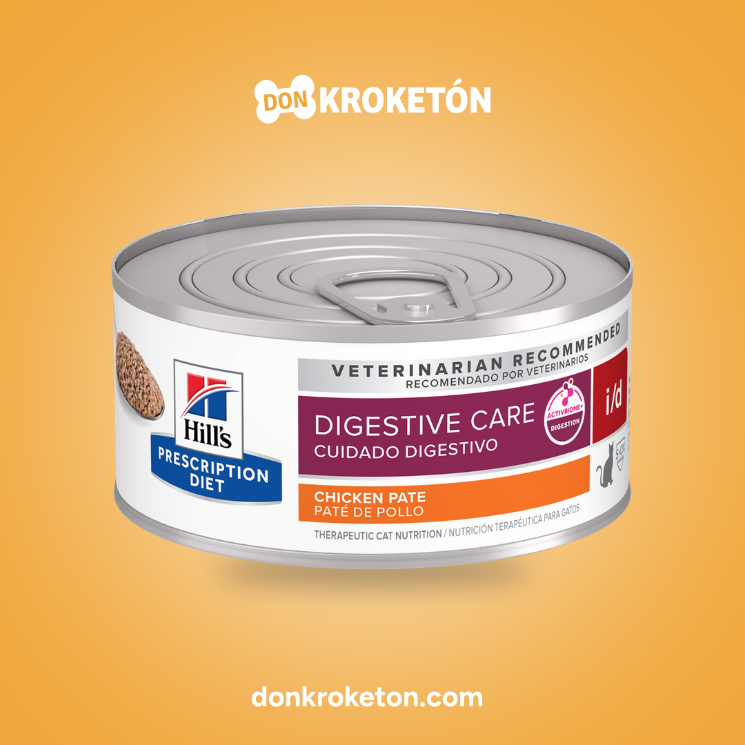 Hill's Prescription Diet i/d Felino Lata 156 g - imagen comercial Don Kroketon