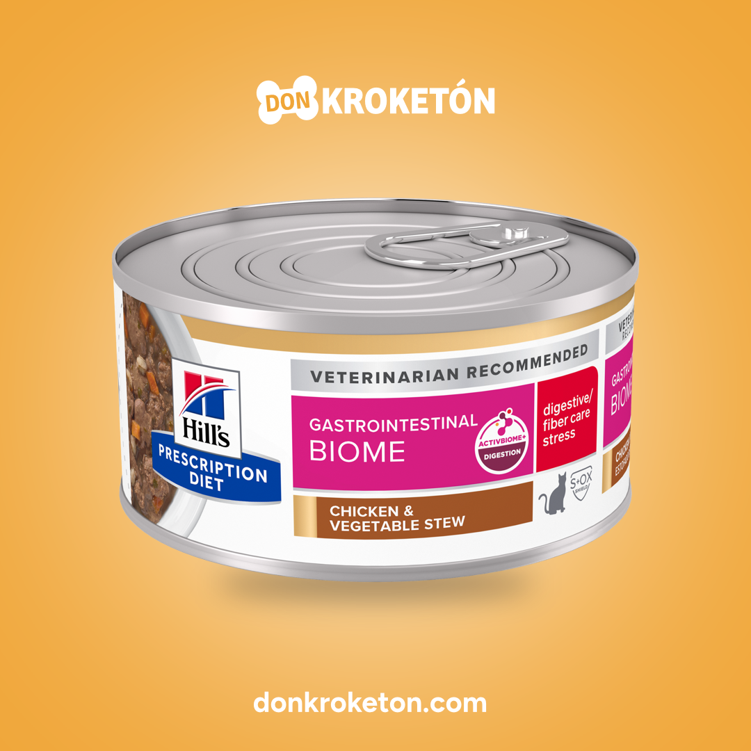 Hill's Prescription Diet GI Biome Estofado Felino - imagen comercial Don Kroketon
