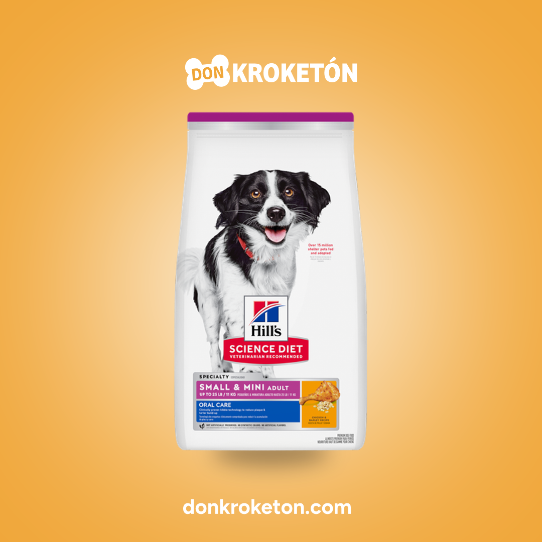 Hills Adulto Chico Cuidado Dental Oral Care - imagen comercial Don Kroketon