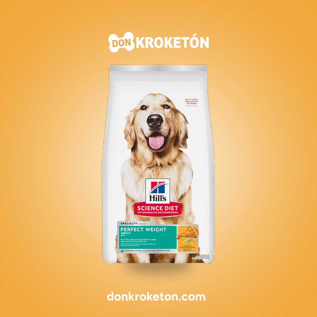 Hills Adulto Perfect Weight Control de Peso - imagen comercial Don Kroketon