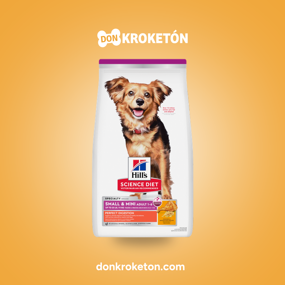 Hills Adulto Chico Perfect Digestion Cuidado Digestivo - imagen comercial Don Kroketon