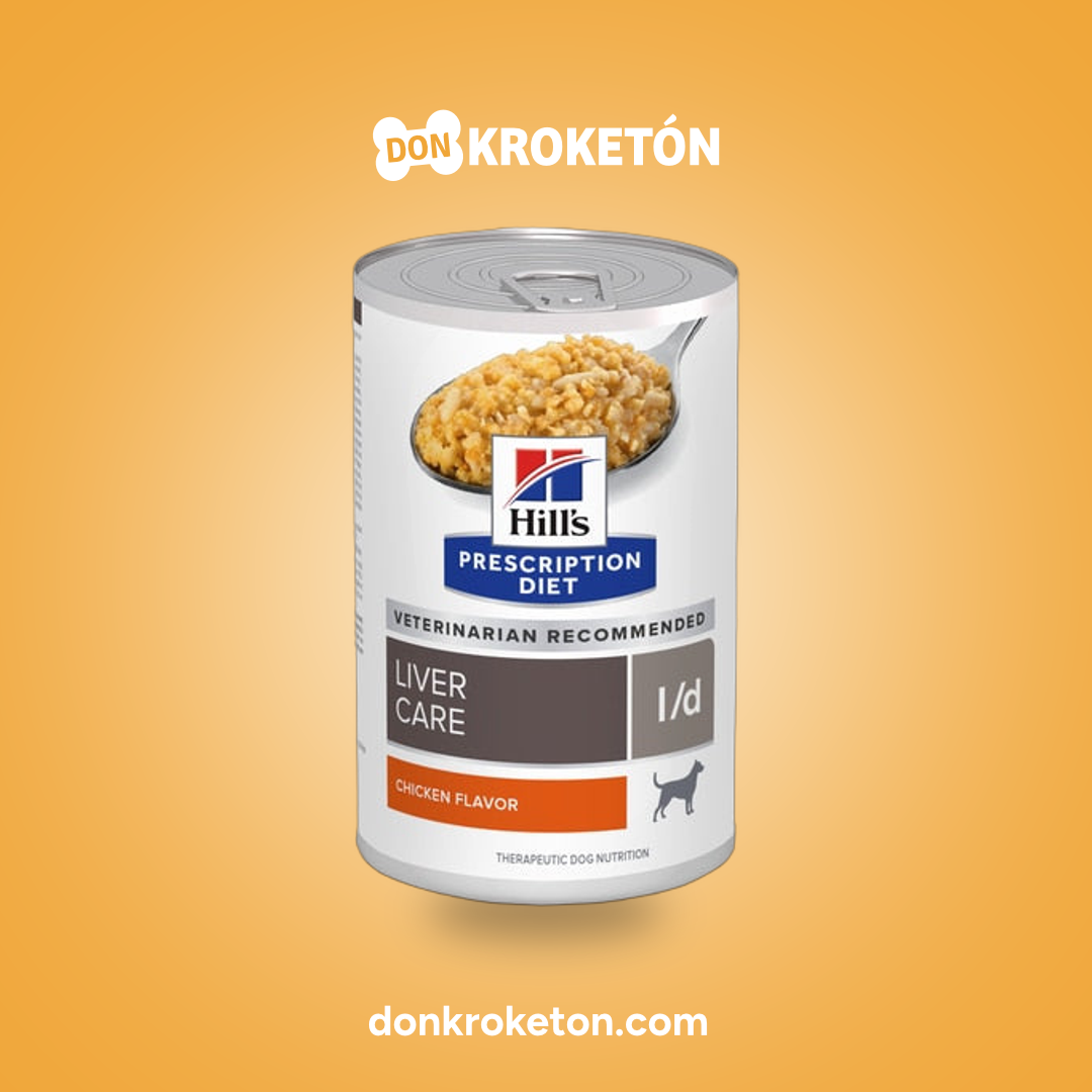 Hill's Prescription Diet L/D Lata 370 g - imagen comercial Don Kroketon