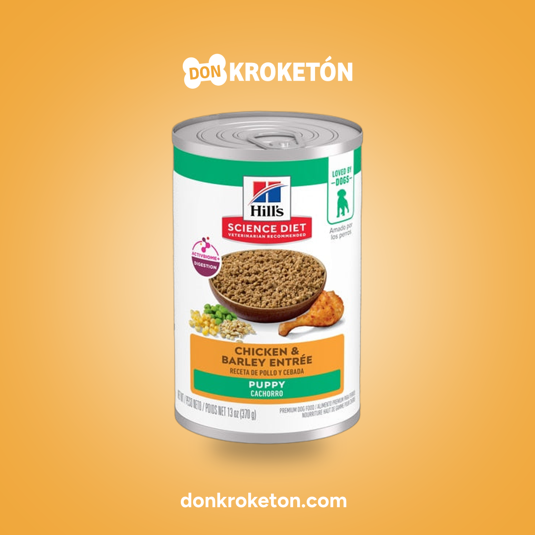 Hill's Science Diet Puppy Pollo Lata 370 g - imagen comercial Don Kroketon
