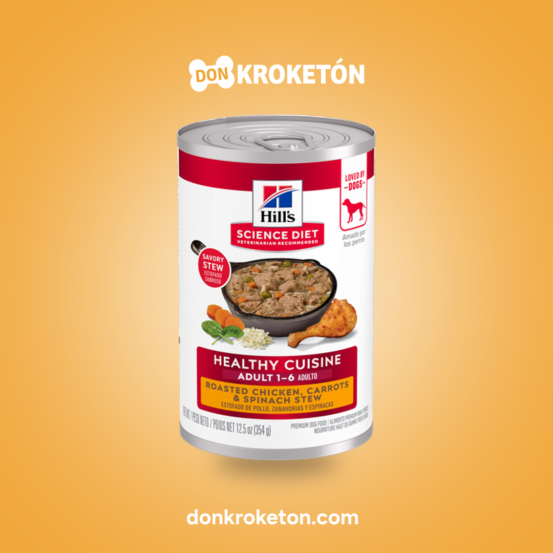 Hill's Science Diet Adult Healthy Cuisine Estofado 354 g - imagen comercial Don Kroketon