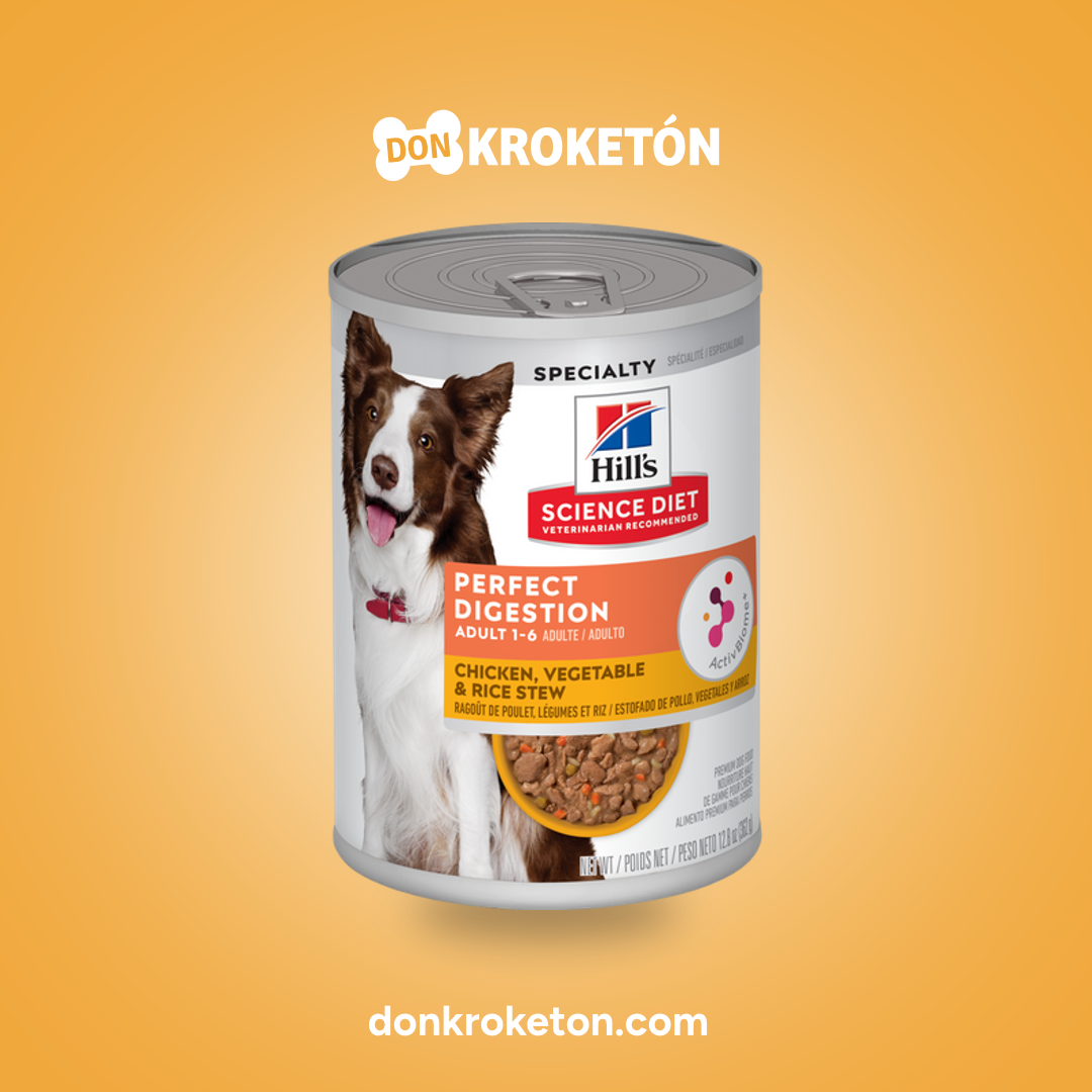 Hill's Science Diet Adult Perfect Digestion Estofado 363 g - imagen comercial Don Kroketon