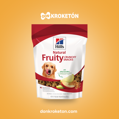 Hills Premios Naturales Fruity Crunchy Manzana y Avena - imagen comercial Don Kroketon