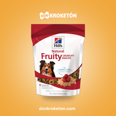 Hills Premios Naturales Fruity Crunchy Arándano y Avena - imagen comercial Don Kroketon