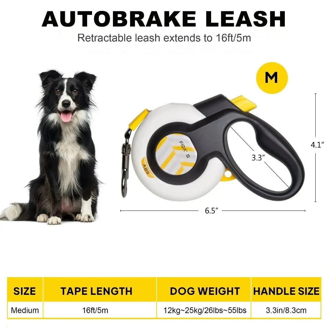 Fida Correa Retractil con Autobrake Xtreme para Perro