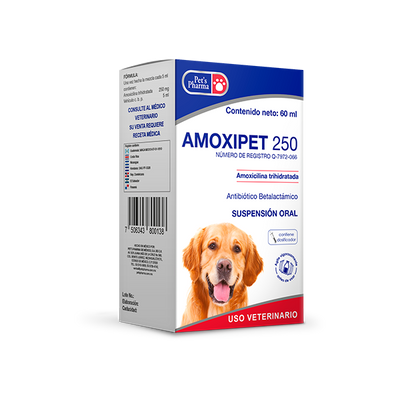 Amoxipet (amoxicilina sola)