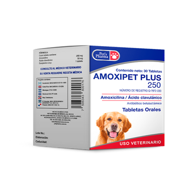 Amoxipet Plus Tabletas