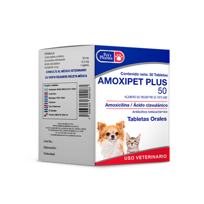 Amoxipet Plus Tabletas