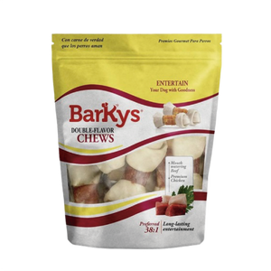 Barkys Paquete 10 Huesos de Carnaza c/Pollo