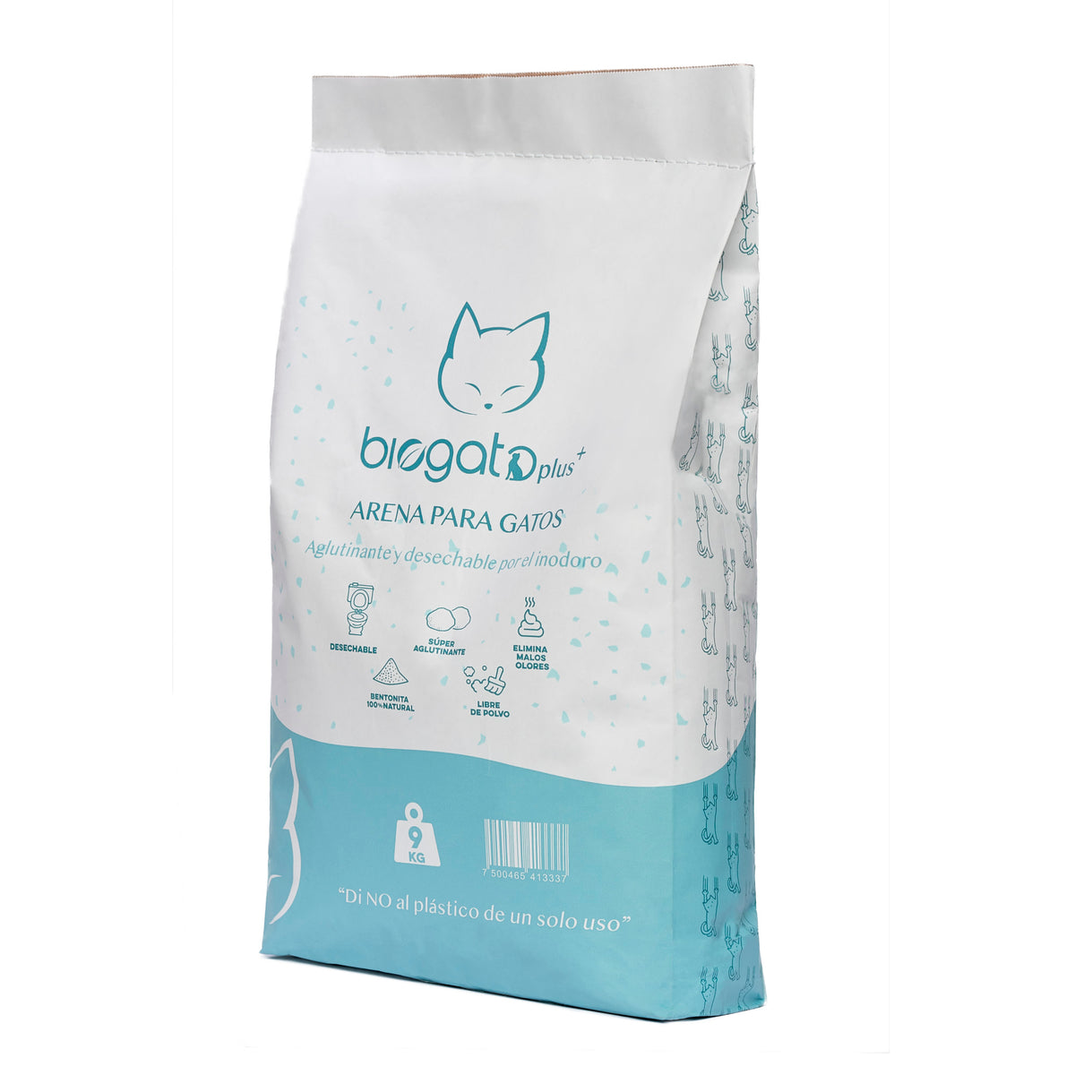 BioGato Plus+ desechable, vista lateral derecha