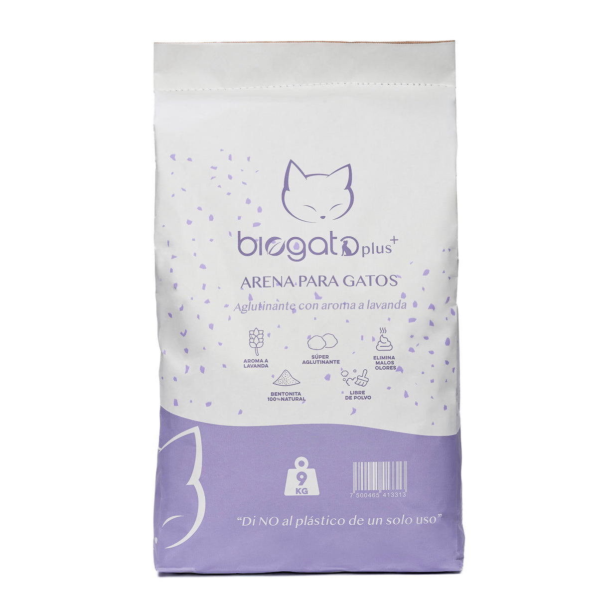 Arena BioGato Plus+ aroma a lavanda 9 kg