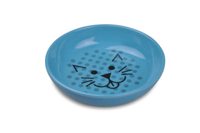 Van Ness Plato Anti-Derrapante Azul para Gato