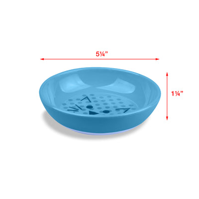 Van Ness Plato Anti-Derrapante Azul para Gato