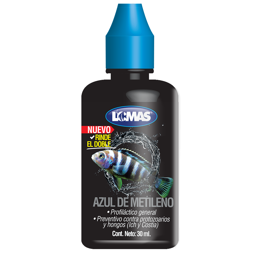 Lomas Azul de Metileno para Peces