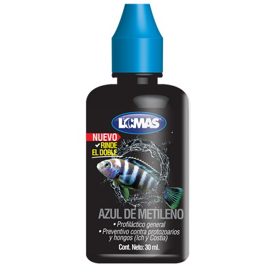 Lomas Azul de Metileno para Peces