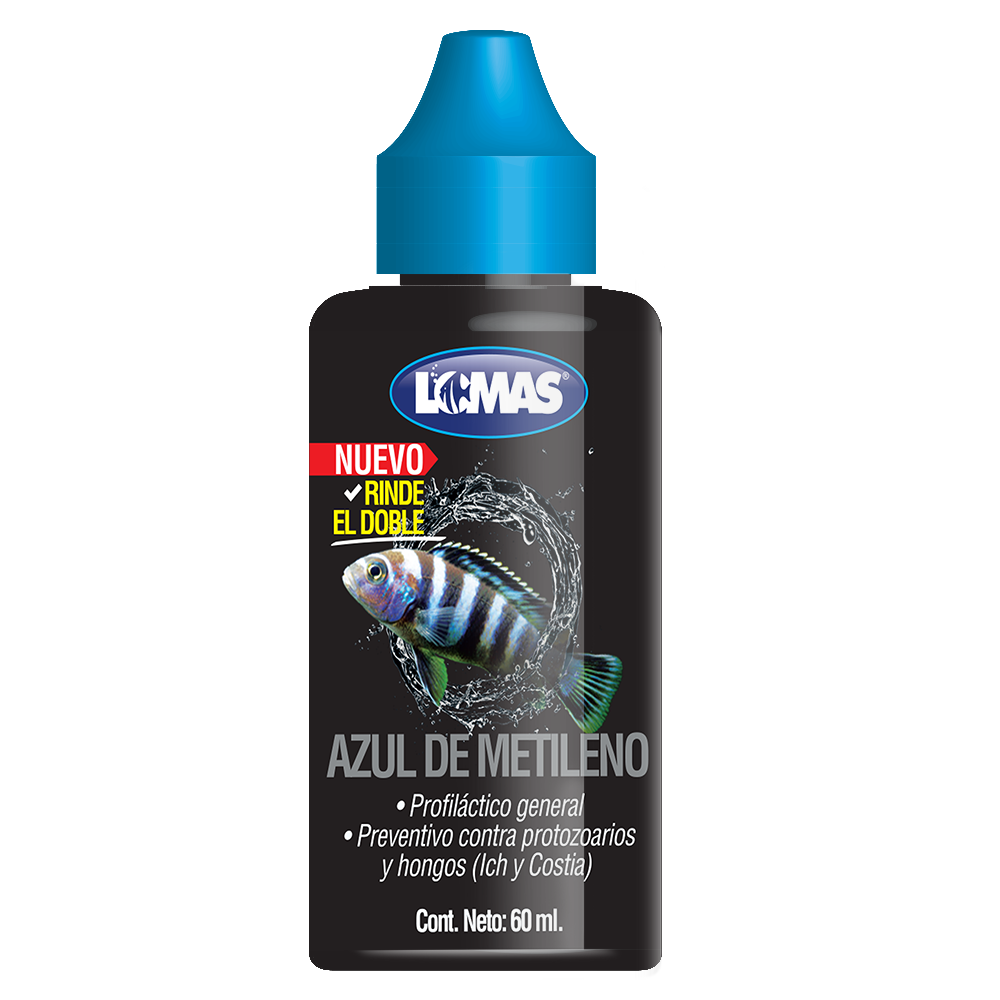 Lomas Azul de Metileno para Peces