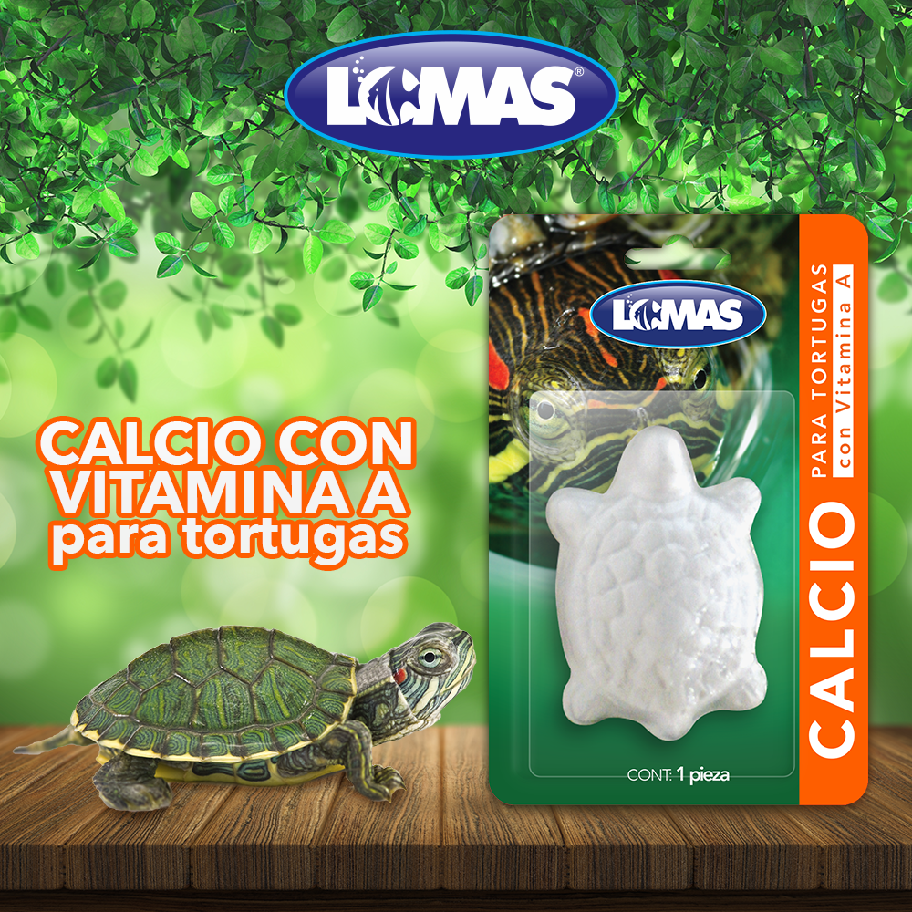 Lomas Calcio para Tortugas con Vitamina A