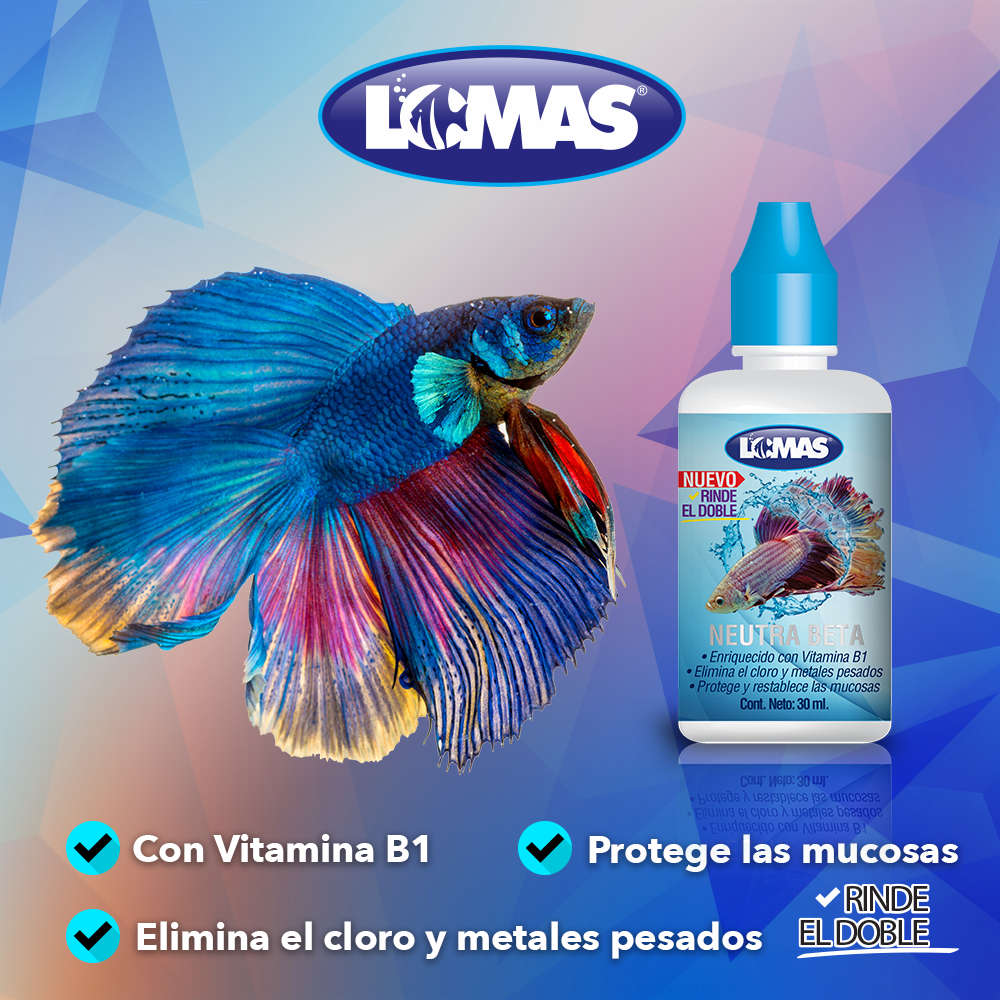 Lomas Neutra Beta 30 ml para Peces