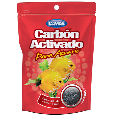Lomas Carbon Activado 3.52 oz (100 g) para Peces