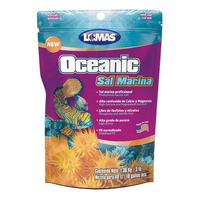 Lomas Sal Marina Oceanic 10 gal (37.8 L) para Peces