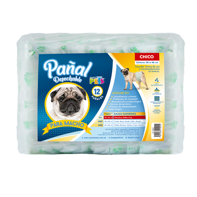 Hush Pet Pañal para Macho