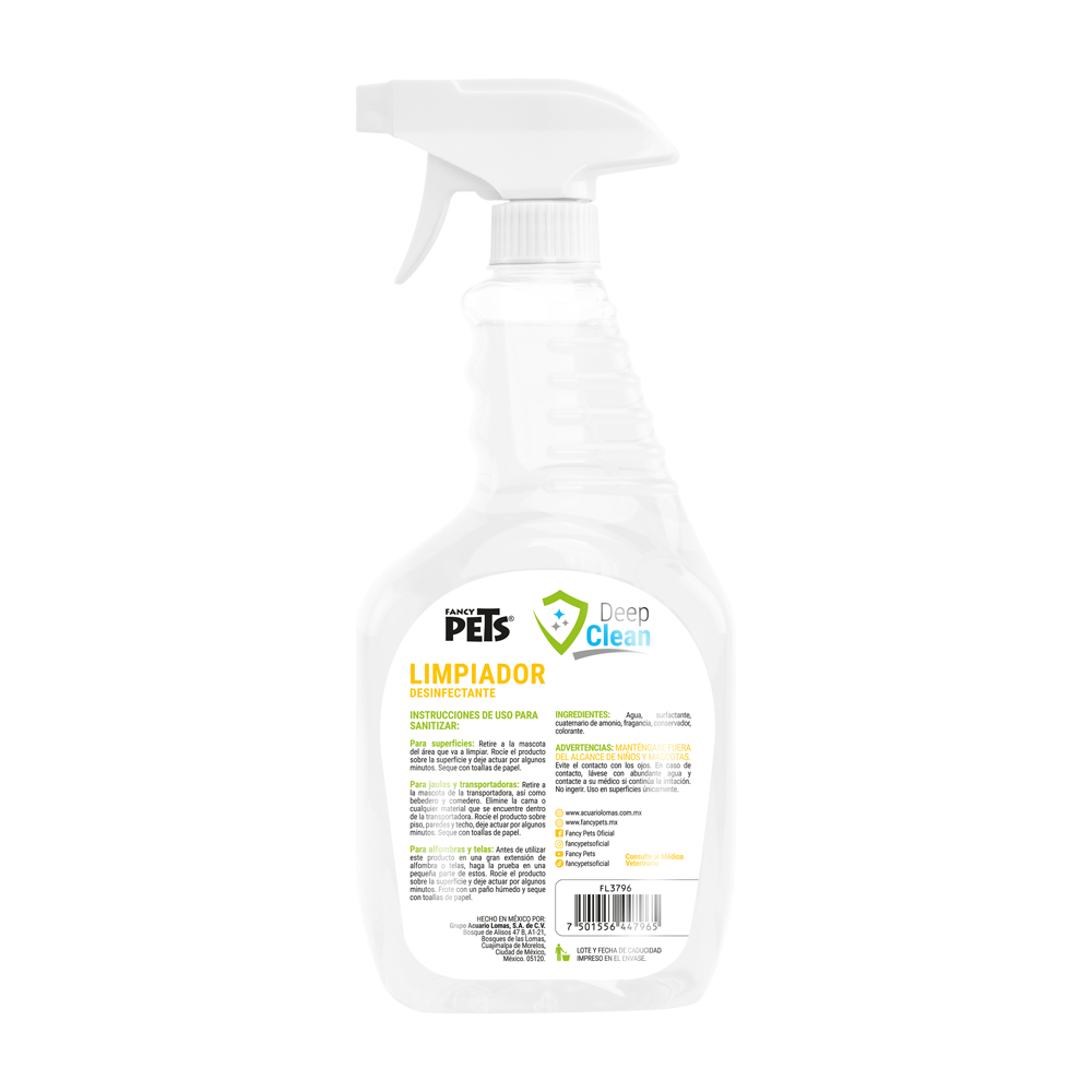 Lomas Deep Clean Limpiador Desinfectante Multiusos 1 lt para Perro