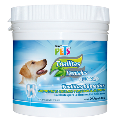 Lomas Toallitas Dentales - 80 pz para Perro