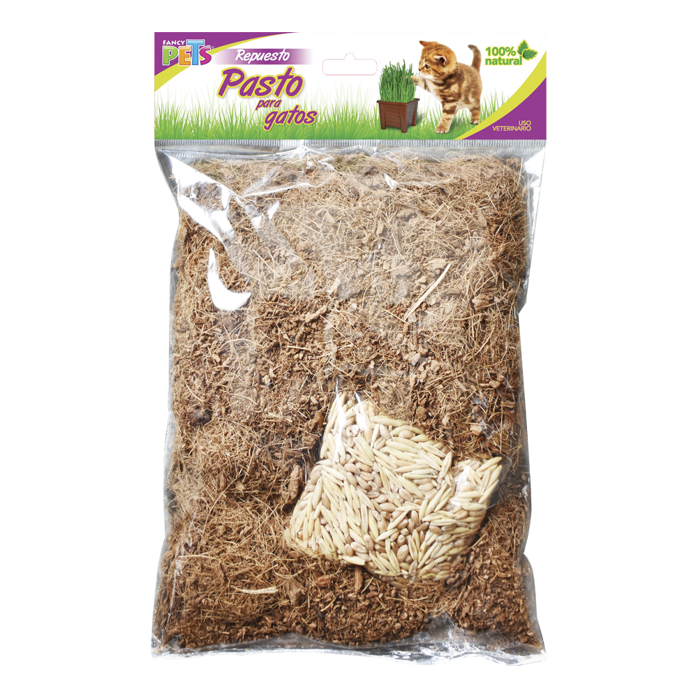 Lomas Pasto para Gato - Repuesto (Semillas y Sustrato)