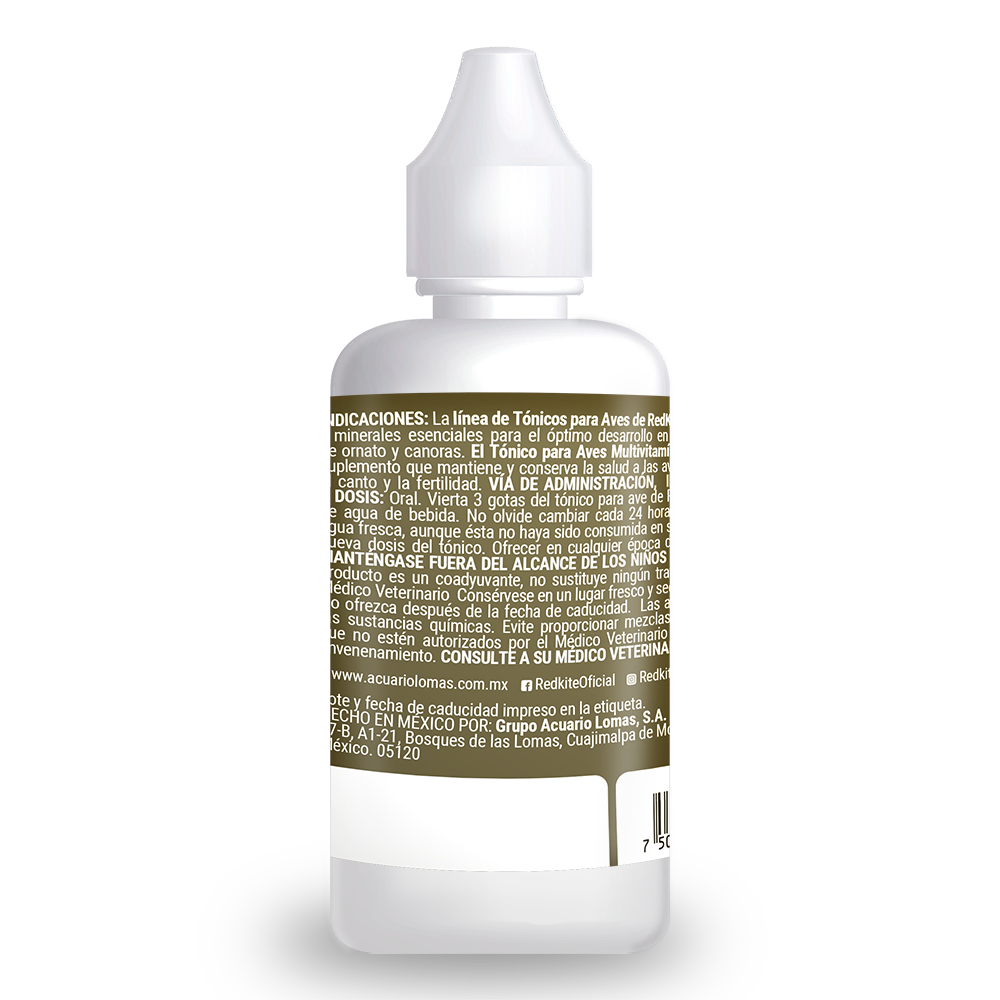 Lomas Redkite Tonico para Aves- Multivitaminas