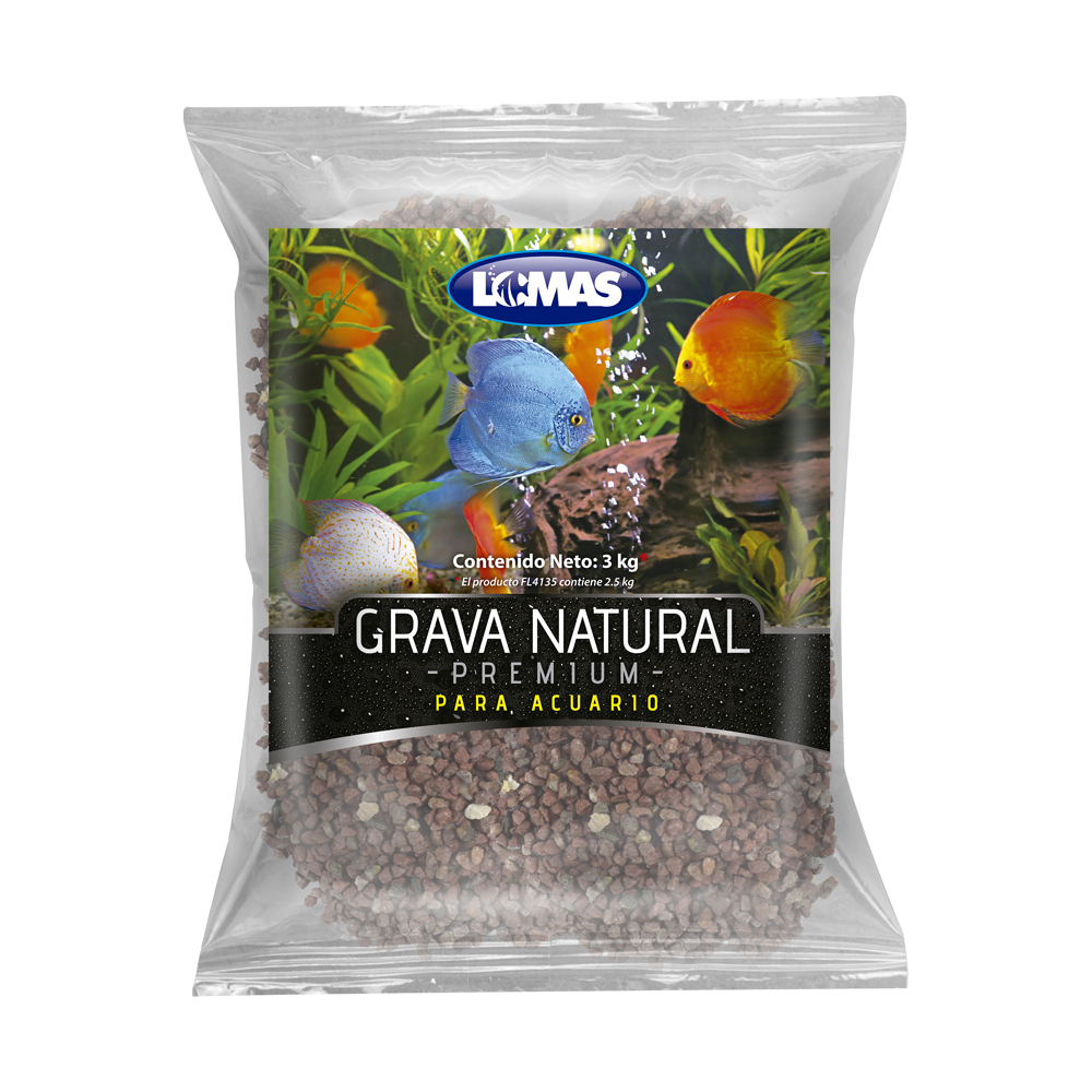 Lomas Grava para Acuario – Marmol Rojo Vino 3 kg