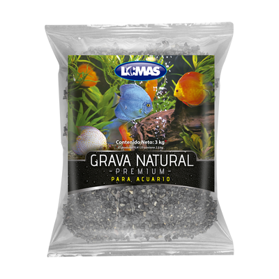 Lomas Grava para Acuario – Marmol Gris Oxford 3 kg