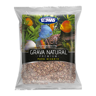 Lomas Grava para Acuario – Marmol Rosa Veteado 2.5 kg
