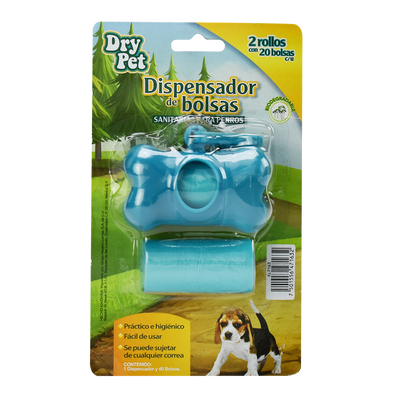 Yangs Dispensador con Bolsas Sanitarias Dry Pet - 40 pz para Perro